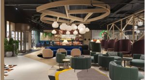 Ресторан и лобби отеля Wyndham Izmir