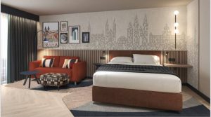 Интерьер номера в отеле Wyndham Izmir